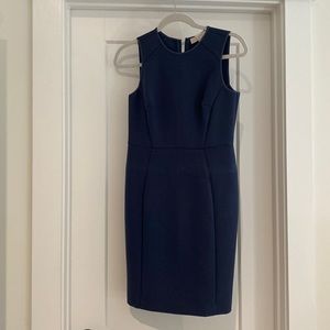 LOFT Navy Blue Sleeveless Dress